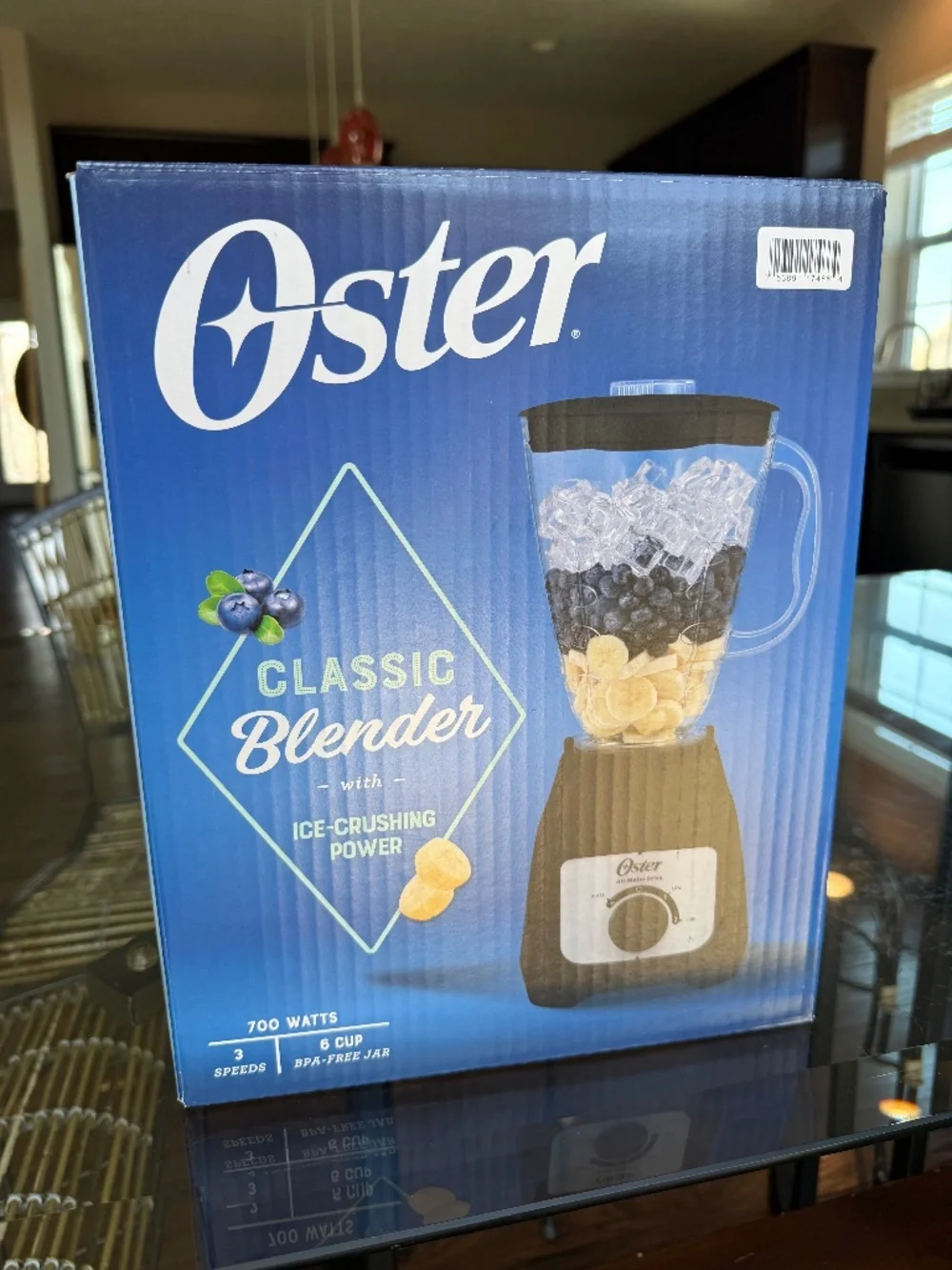 Oster Classic Blender 700W 6 Cup 3 Speed Ice Crushing NIB